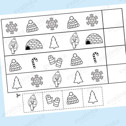 Yazdırılabilir "Eğlenceli KIŞ" Paketi