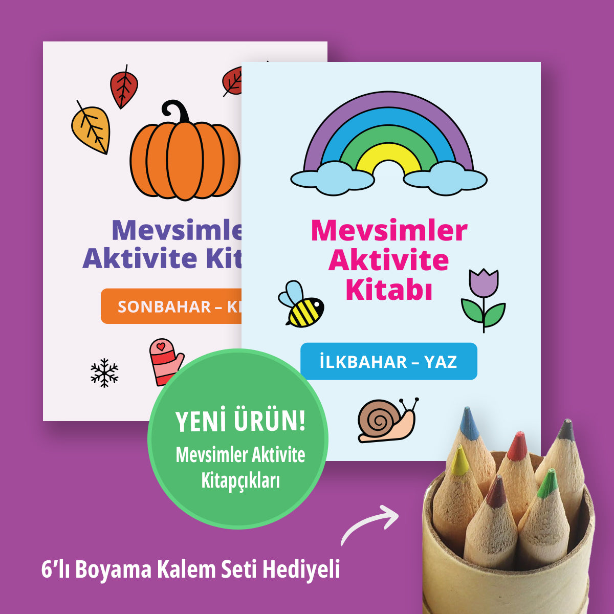 Mevsimler Aktivite Kitapçık Seti