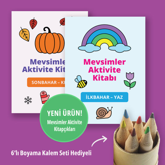 Mevsimler Aktivite Kitapçık Seti
