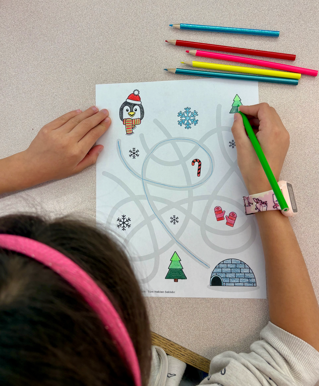 Yazdırılabilir "Eğlenceli KIŞ" Paketi